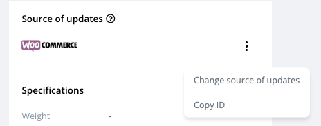 Change source of updates