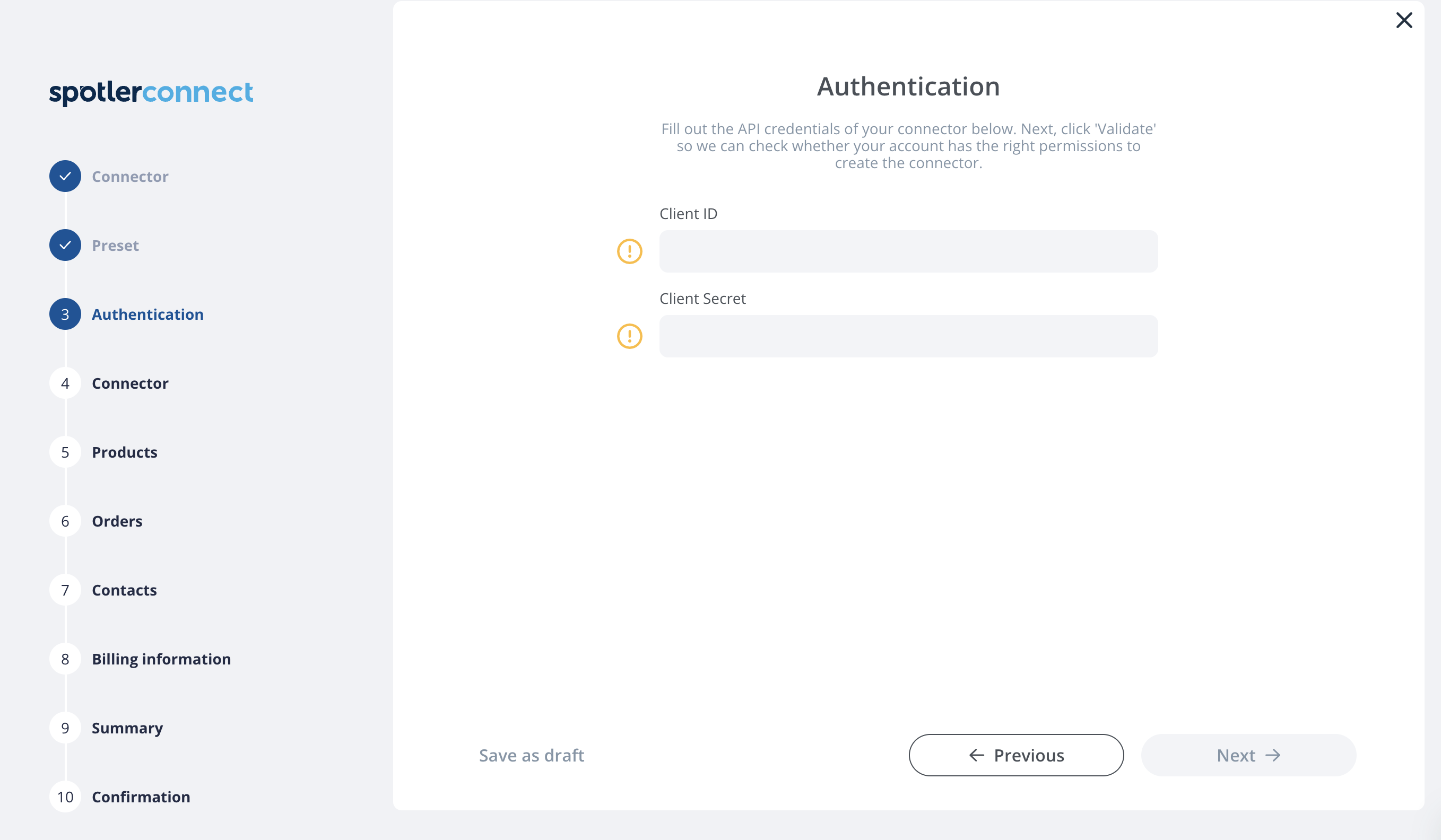 Roller authentication